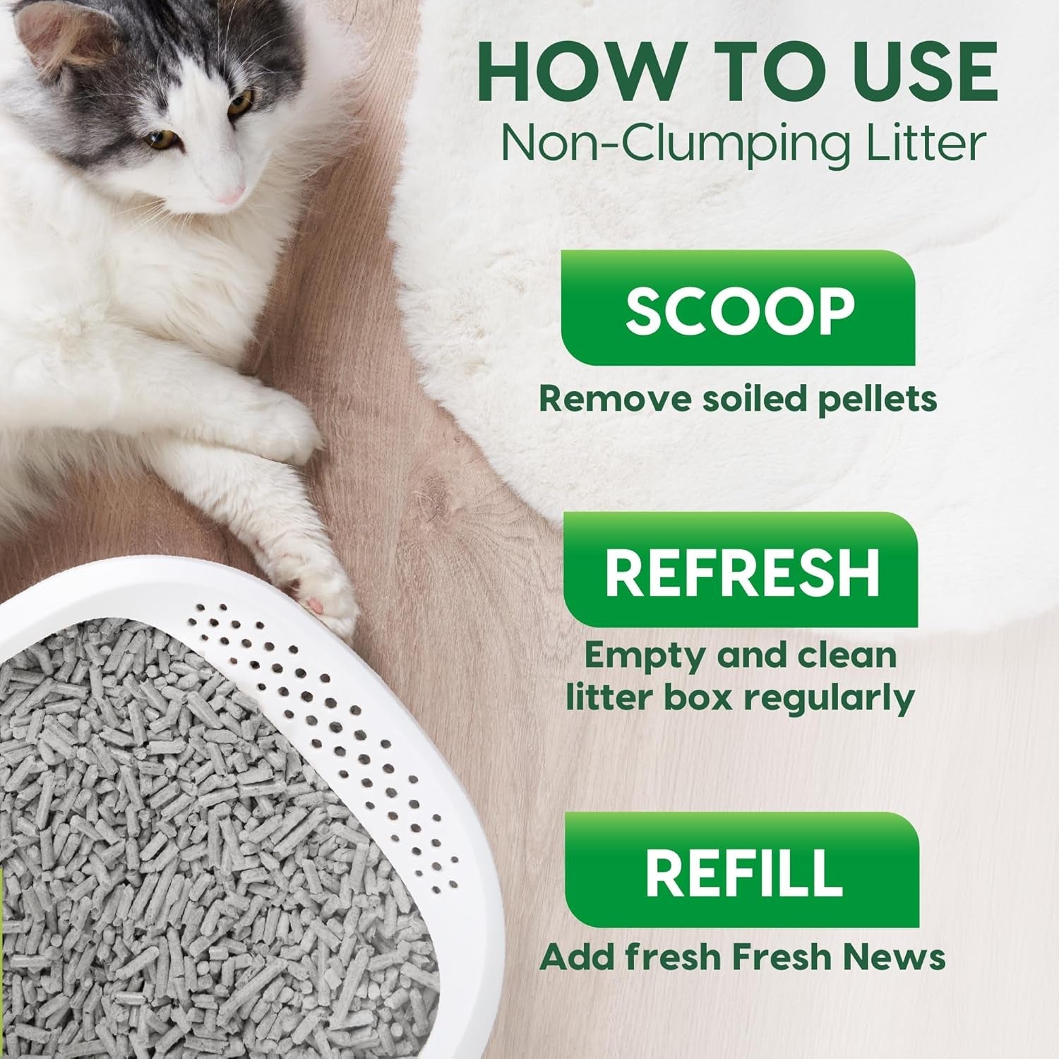 fresh-news-recycled-paper-original-pellet-cat-litter-25-pound-non-clumping-unscented-made-in-usa