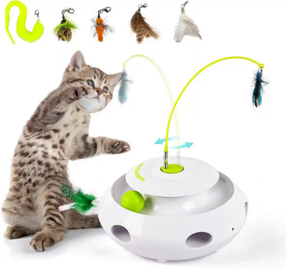 All for Paws Cat Toys Interactive Butterfly Flutter Bug Cat Automatic Toy Stimulating Kitty Toys Enrichment for Indoor Cats9
