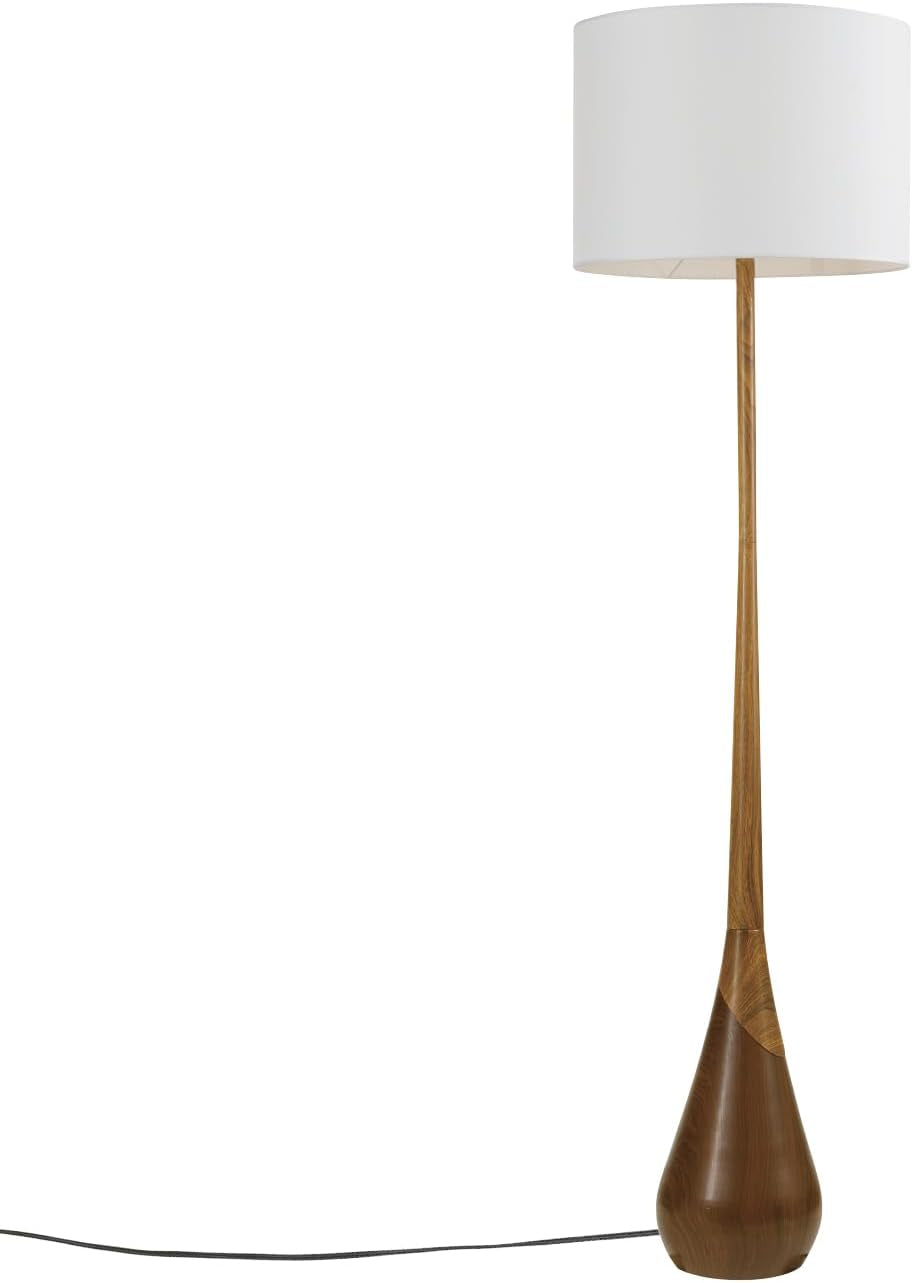 novogratz-x-globe-harrington-65-floor-lamp-2-tone-faux-wood-base-white-fabric-shade-socket-rotary-switch-67225