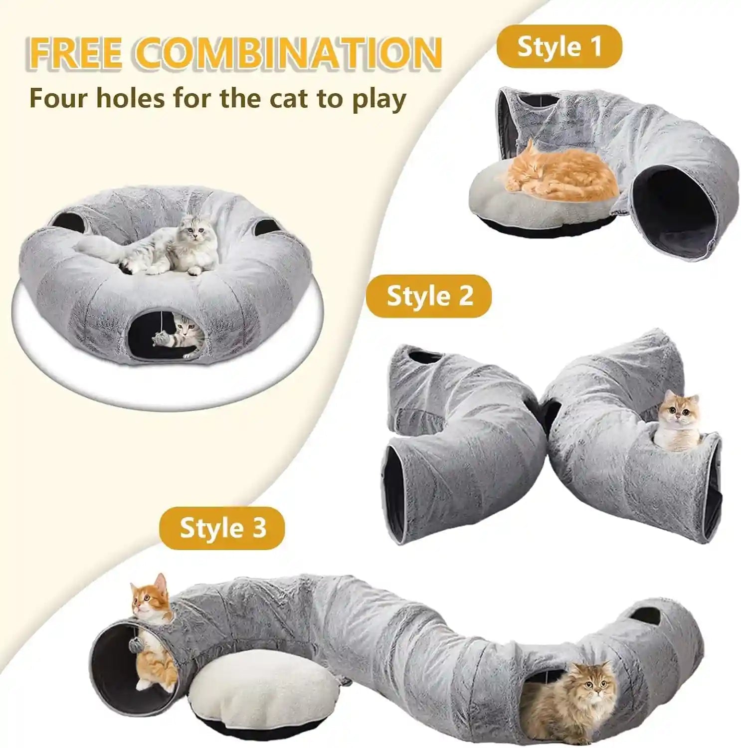 windracing-cat-tunnel-bed-for-indoor-cats-cute-cat-donut-tunnel-with-washable-circle-cushion-round-pet-play-toy-for-kitten-puppy-rabbit-grey