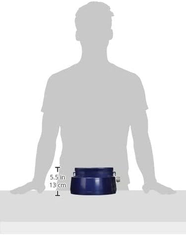 Coastal Pet Bergan Auto-Wata - Outdoor Dog & Cat Water Dispenser - Automatic Water Bowl for Pets - Made from Durable, Bpa-Free Plastic - Self-Watering Cat & Dog Bowl - Navy, 48 Ounces3