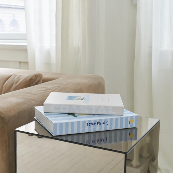 Beautiful Decorative Books - Set of 2 Coastal Boxes for Coffee Table Decor | Aesthetic Fake/Faux Books for Modern Home Decoration - Coastal Room Decor for Bookshelf or Mantel, Photo Storage/Keepsake Box8