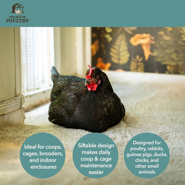 Cozy Coop, Siftable No Dust Hemp Bedding, 10Lb, Made in USA | Super Fine, Low Dust & Highly Absorbent, Reduces Coop Odor, Ideal for Deep Litter, Nesting Boxes & Brooders6