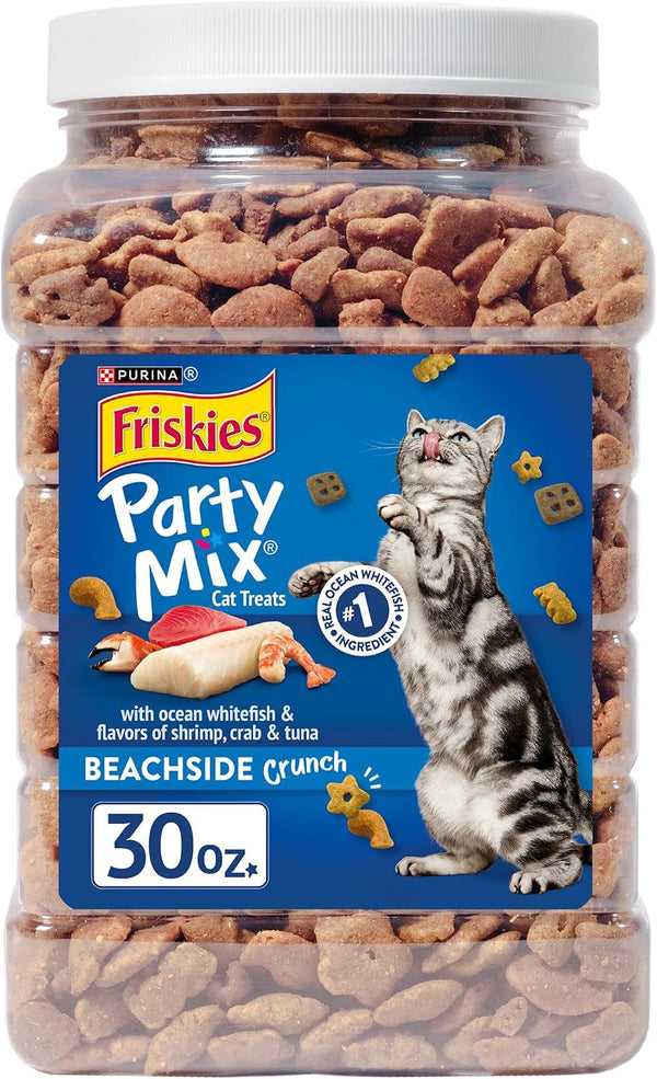 Purina Friskies Cat Treats, Party Mix Original Crunch - 30 Ounce (Pack of 1)13