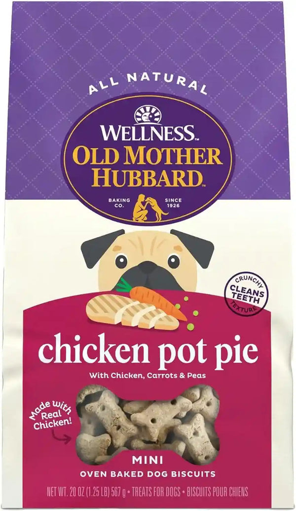 Old Mother Hubbard Wellness P-Nuttier Dog Biscuits, Natural, Training Treats, Peanut Butter Flavor, Mini Size, (20 Ounce Bag)21