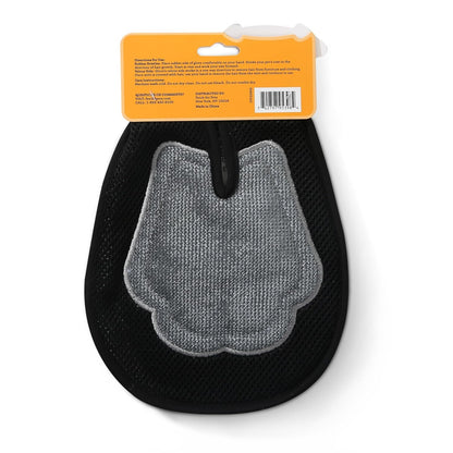 Wags & Wiggles Dual-Sided Dog Grooming Glove, One Size, 1 Count | Rubber and Velour Sides, 2-In-1 Design, Wet or Dry Use, Brushing Massaging and Fabric Fur Removal4