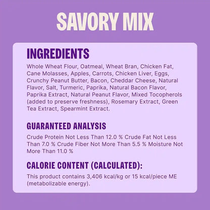 Wellness Old Mother Hubbard Classic Savory Mix Dog Biscuits, Natural Training Treats, 3 Flavors, Mini Size, 20 Oz Bag6
