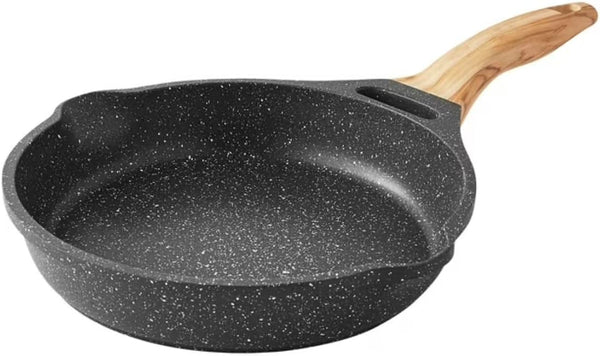 Pioneer Woman Prairie Signature 14-Piece Cast Aluminum Cookware Set, Charcoal Speckle6