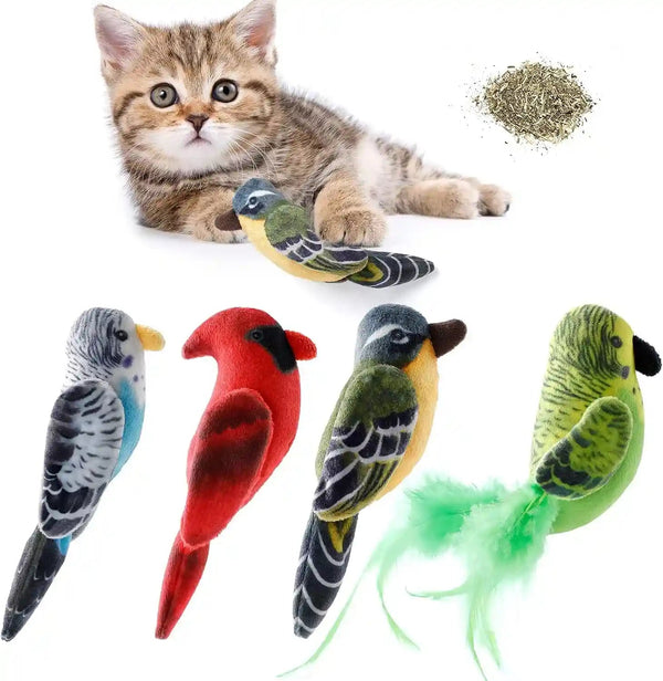 Catnip Toys for Indoor Cats - 5PCS Plush Cat Chew Toys Teething Interactive Catnip Filled Kitten Toy Soft Pet Toy8