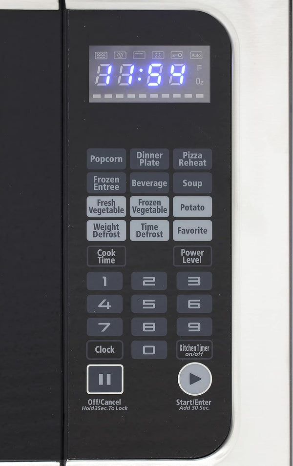 Microwave Oven Built-In 1200-Watts with 10 Power Levels Pre-Set Cooking Settings and Express Cook, Sensor and Speed Cooking and Silent Mode with Glass Turntable, 2.2 Cu.Ft., Metallic4