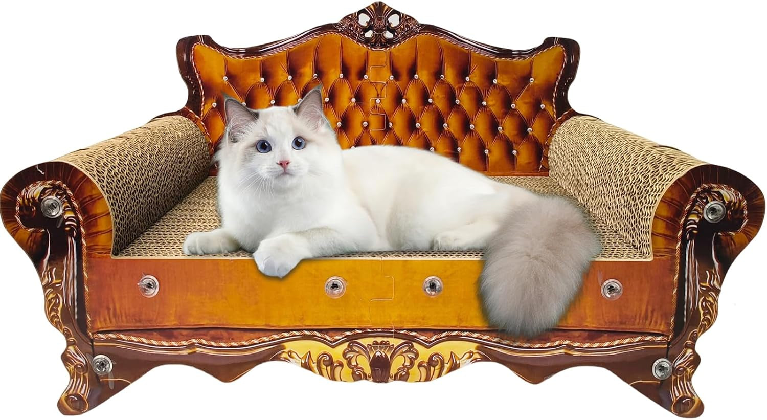 luxury-cardboard-cat-scratcher-sofa-bed-couch-shaped-scratching-board-scratch-lounge-with-catnip-scratcher-for-indoor-cats-large-grey