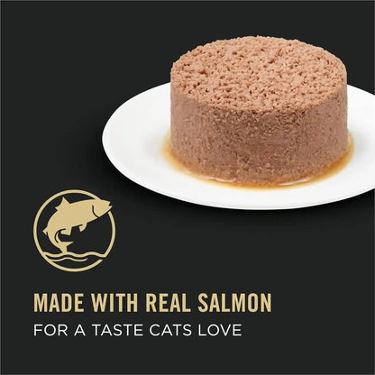 Purina Pro Plan Pate High Protein Senior Wet Cat Food, SENIOR 11+ Salmon & Tuna Entree - (Pack of 24) 3 Oz. Pull-Top Cans2