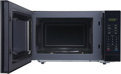 1.1 Cu. Ft. Countertop Microwave Oven, in Black with Gray Cavity | Digital Kitchen Appliance with One-Touch Cooking, Child Lock, Timer, Reheat, Defrost & 10 Power Levels4