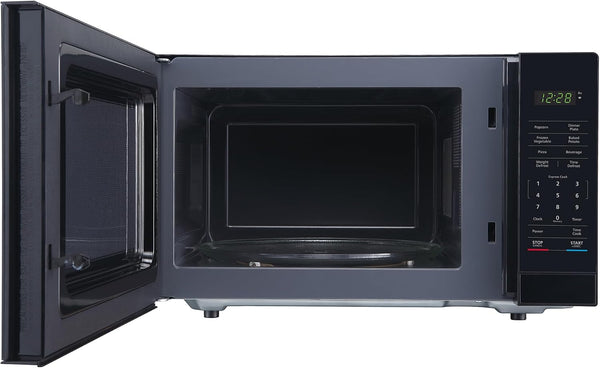 1.1 Cu. Ft. Countertop Microwave Oven, in Black with Gray Cavity | Digital Kitchen Appliance with One-Touch Cooking, Child Lock, Timer, Reheat, Defrost & 10 Power Levels4