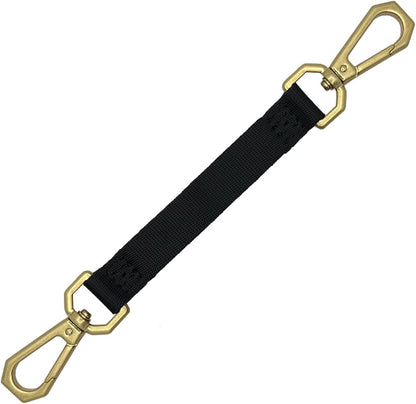 Double Ended Collar Backup Clip for Dog Harnesses, Safety Clip for Prong Collar with Gentle Nylon Webbing for Light Dog7