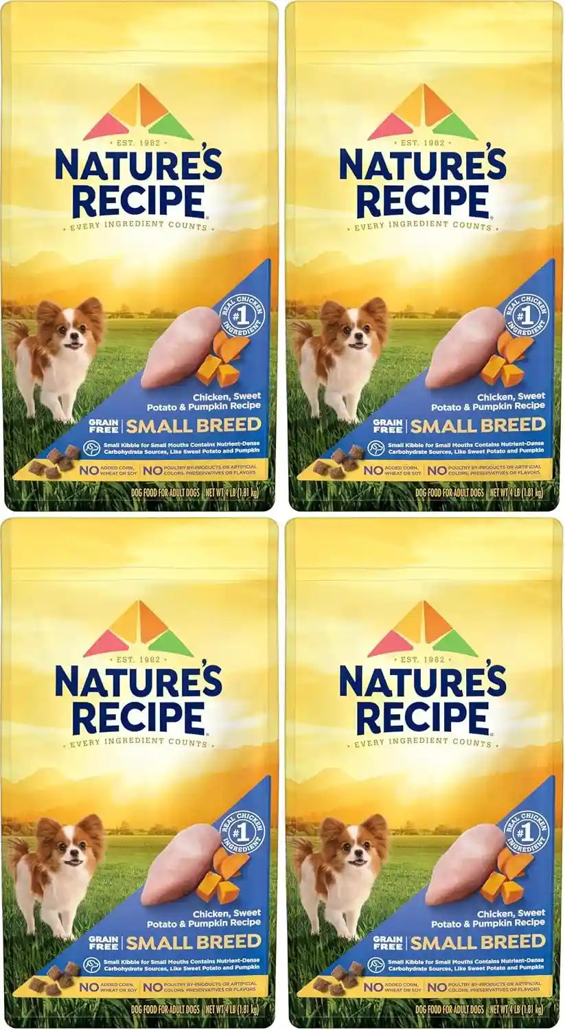natures-recipe-grain-free-small-breed-dry-dog-food-chicken-sweet-potato-pumpkin-recipe-4-lb-bag