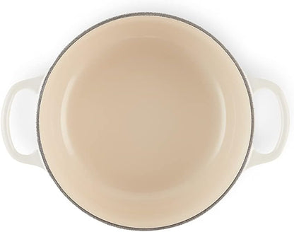 Le Creuset L2501-2016 round Dutch Oven Enameled Cast-Iron, 2.75 Quart (Meringue)4