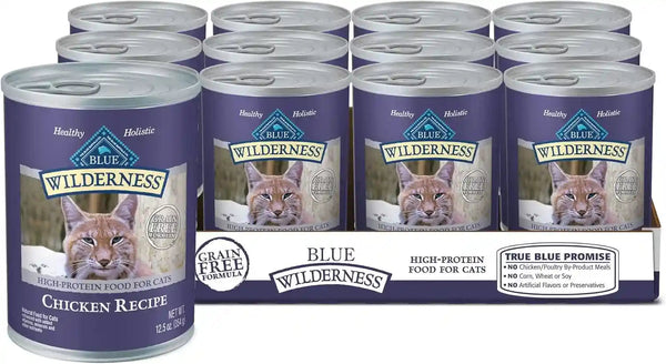 Blue Buffalo Tastefuls Natural Tender Morsels Wet Cat Food, Chicken Entrée 5.5-Oz Cans (Pack of 24)13