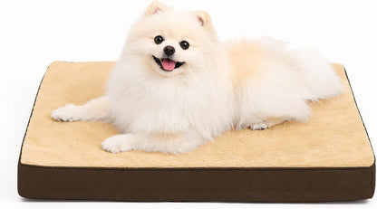 Dog Crate Bed Waterproof Deluxe Plush Dog Beds with Removable Washable Cover Anti-Slip Bottom Pet Sleeping Mattress for Large, Medium, Jumbo, Small Dogs, 41 X 27 Inch, Gray14