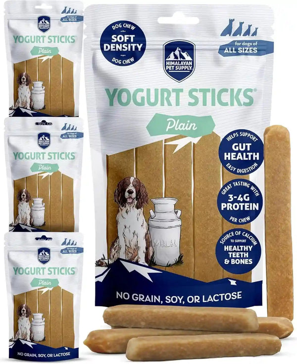 Himalayan Dog Chew Yogurt Sticks, Probiotic Treats, Peanut Butter, 5 Treats | Dog Chews with Prebiotics, Probiotics & Protein, Digestive Support, Lactose & Gluten Free, Natural Dog Treats for All Breeds8