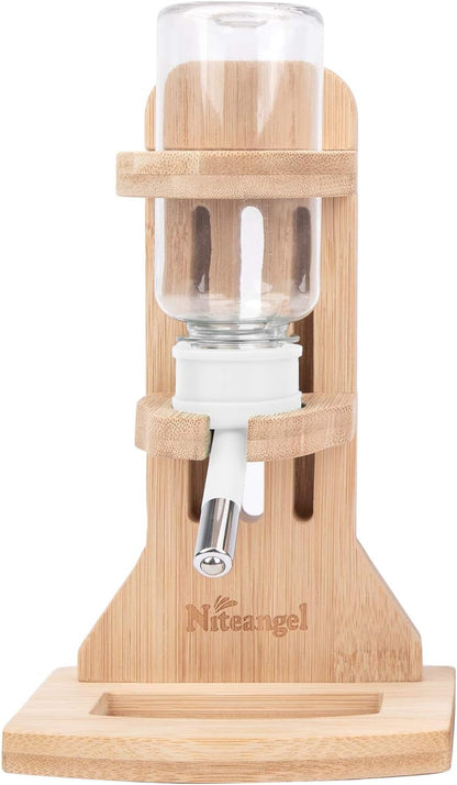 Niteangel Hamster Water Bottle with Stand: 4Oz/120Ml Capacity & Leak-Proof | Adjustable Height - Far Away Cage Mess & Wet Bedding Water Dispenser for Syrian Dwarf Hamster Gerbils Mice Rat or Small Pets9