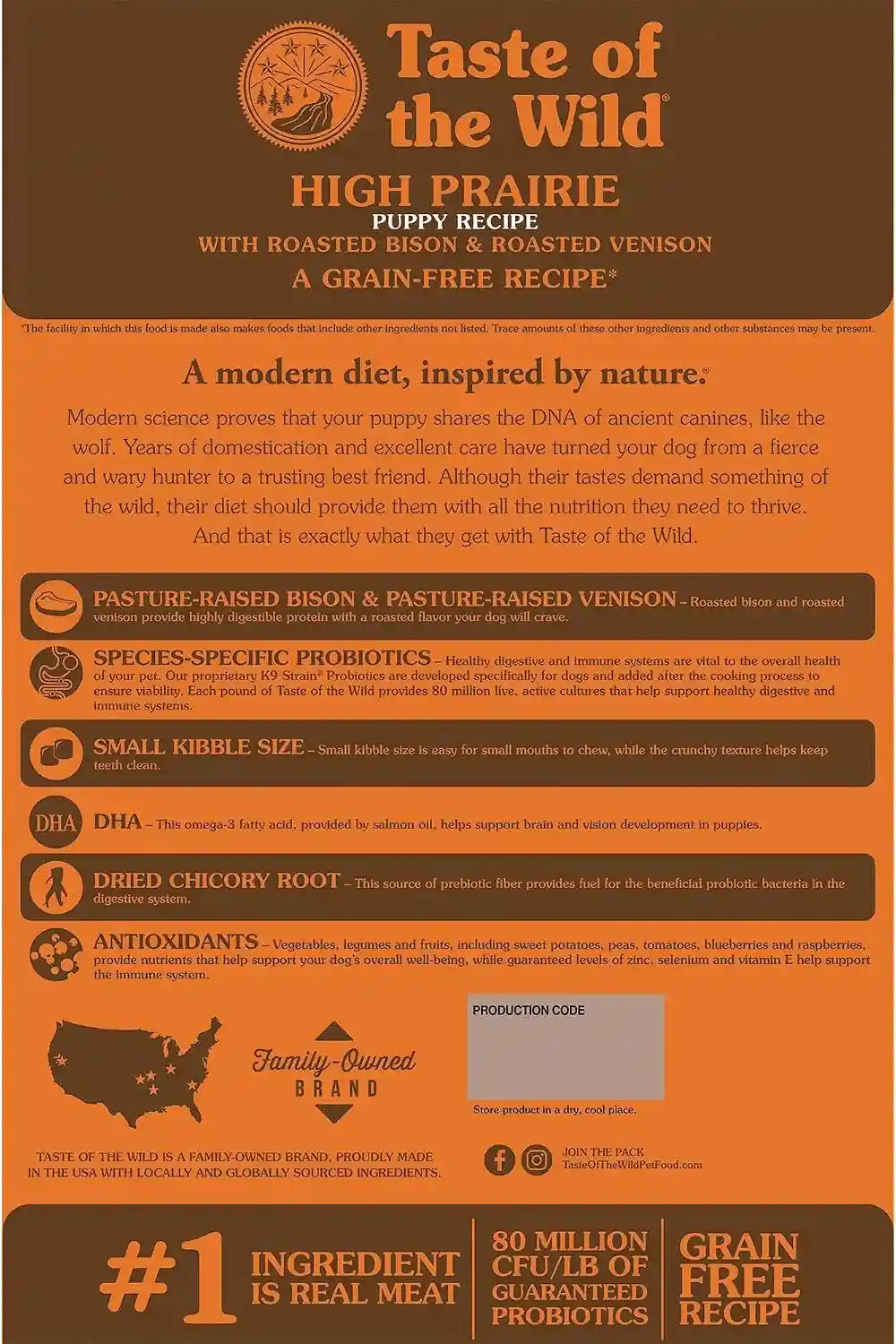 taste-of-the-wild-high-prairie-grain-free-dry-dog-food-with-roasted-bison-and-venison-for-puppies-28lb-puppy-adult-senior-dogs-grain-free-recipe-nutrient-dense-to-help-support-peak-health-guaranteed-dha-probiotics