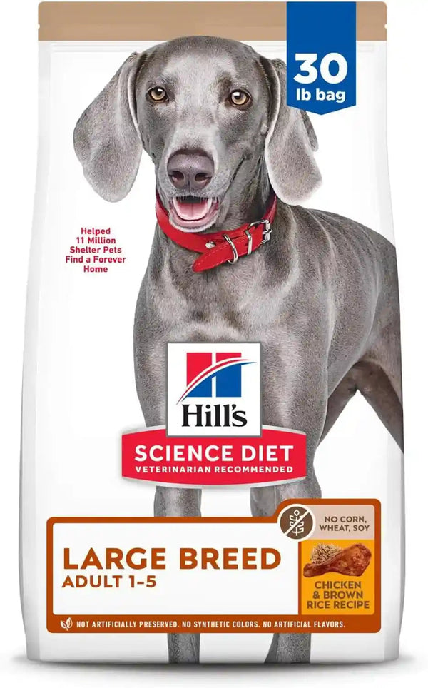 Hill'S Science Diet Large Breed Dry Dog Food | #1 Veterinarian Recommended, Adult 1-5 Formula, Chicken & Barley, 35 Lb. Bag18