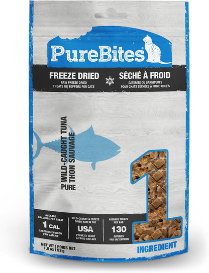 Purebites Tuna Freeze Dried Cat Treats, 0.88Oz | 25G - Value Size9