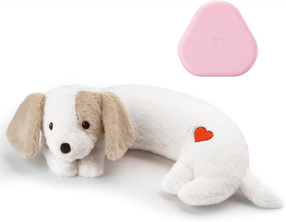 Moropaky Heartbeat Toy Puppy Heartbeat Stuffed Animal Heartbeat Plush Toy for Puppy, Dog Heartbeat Toy for Pet Anxiety Relief Behavioral Sleep Aid Crate Kennel Training Puppy Cuddly Comfort Toy…9