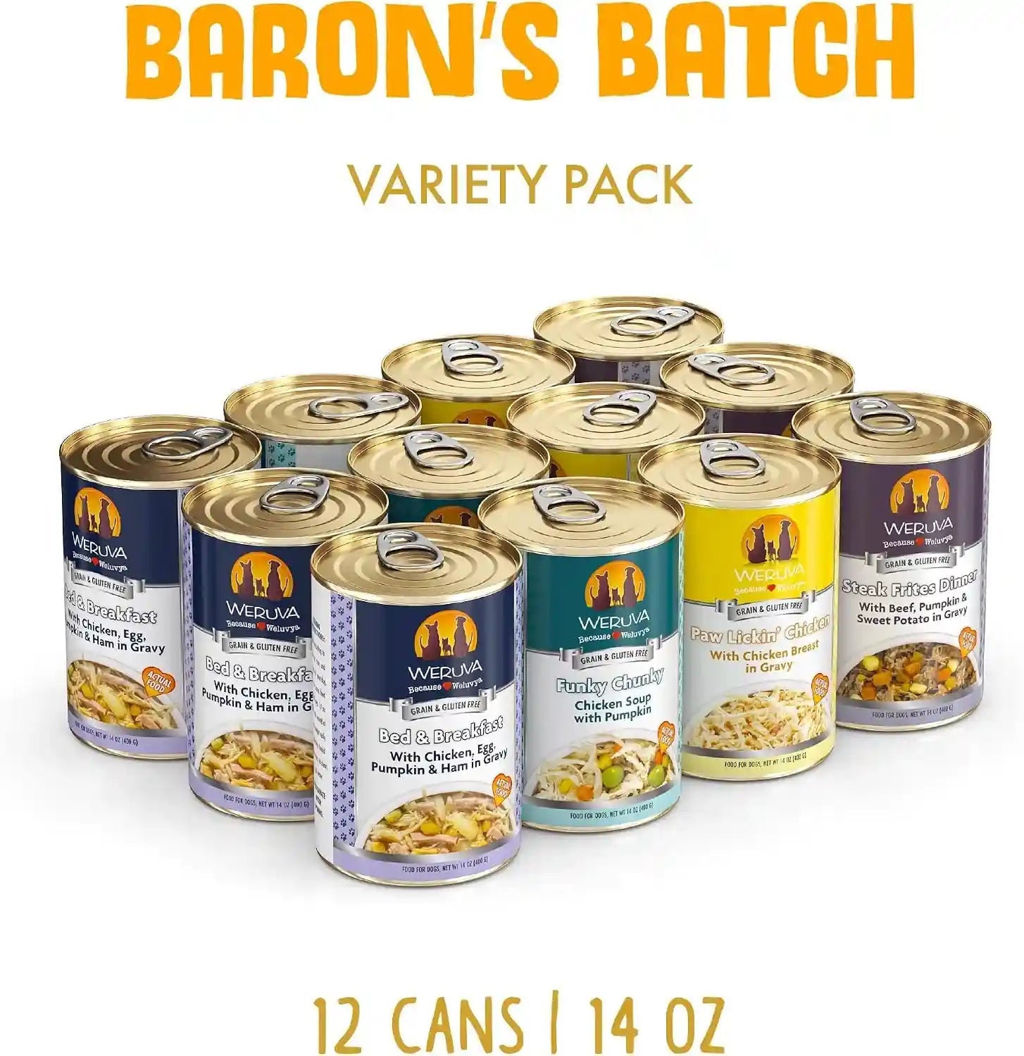 weruva-classic-dog-food-variety-pack-barons-batch-wet-dog-food-14oz-cans-pack-of-12