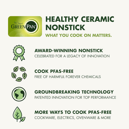 12 Piece Nonstick Swift Cookware Set, Ceramic Pfas-Free Pots & Pans with Lids, Dishwasher & Oven/Broiler Safe to 600F, Kitchen Cooking Set, Sauce, Saute, Stock, Frying Pans, Cream9