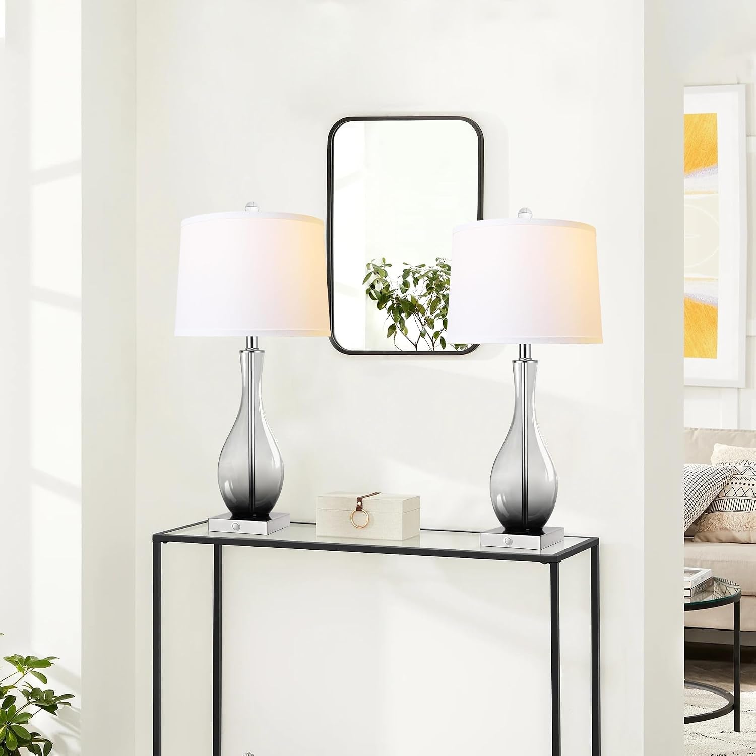 27-glass-table-lamps-with-usb-ports-touch-bedside-desk-lamps-set-of-2-3-way-dimmable-e26-base-bulbs-included-gray-gradient-lamp-body-modern-nightstand-lamps-for-livingroom-bedroom-office