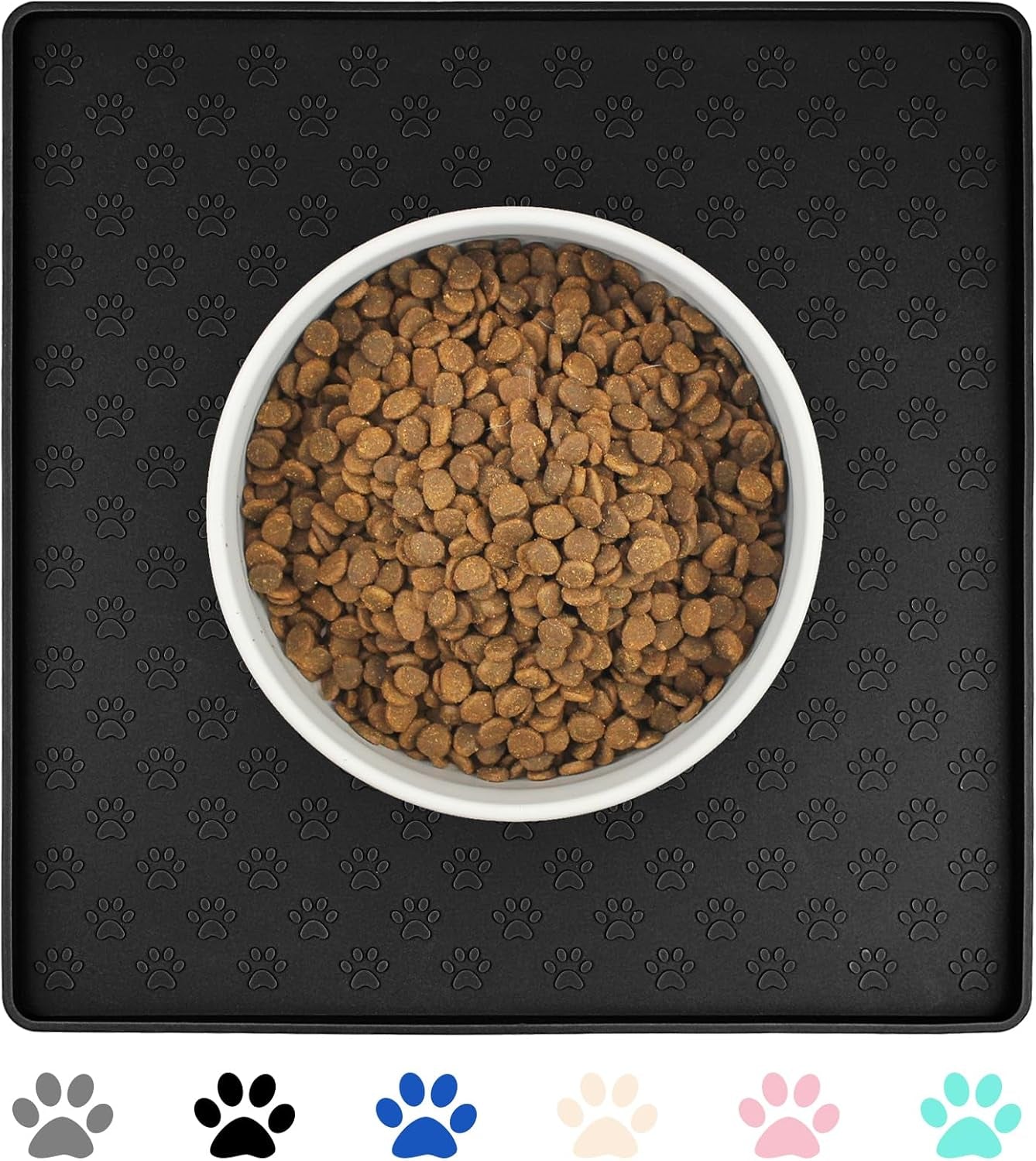 ptlom-pet-placemat-for-dog-and-cat-mat-for-prevent-food-and-water-overflow-suitable-for-small-medium-and-big-pet-18-12-grey-silicone