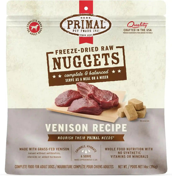 Primal Freeze Dried Dog Food Nuggets, Chicken; Complete Balanced Meal, Topper or Treat; Premium, Healthy, Grain Free, High Protein Raw Dog Food, 14 Oz | Complete & Balanced Nutrition, Meal, Topper or Treat, Grain-Free, High Protein, No Synthetic Vitamins & Minerals25