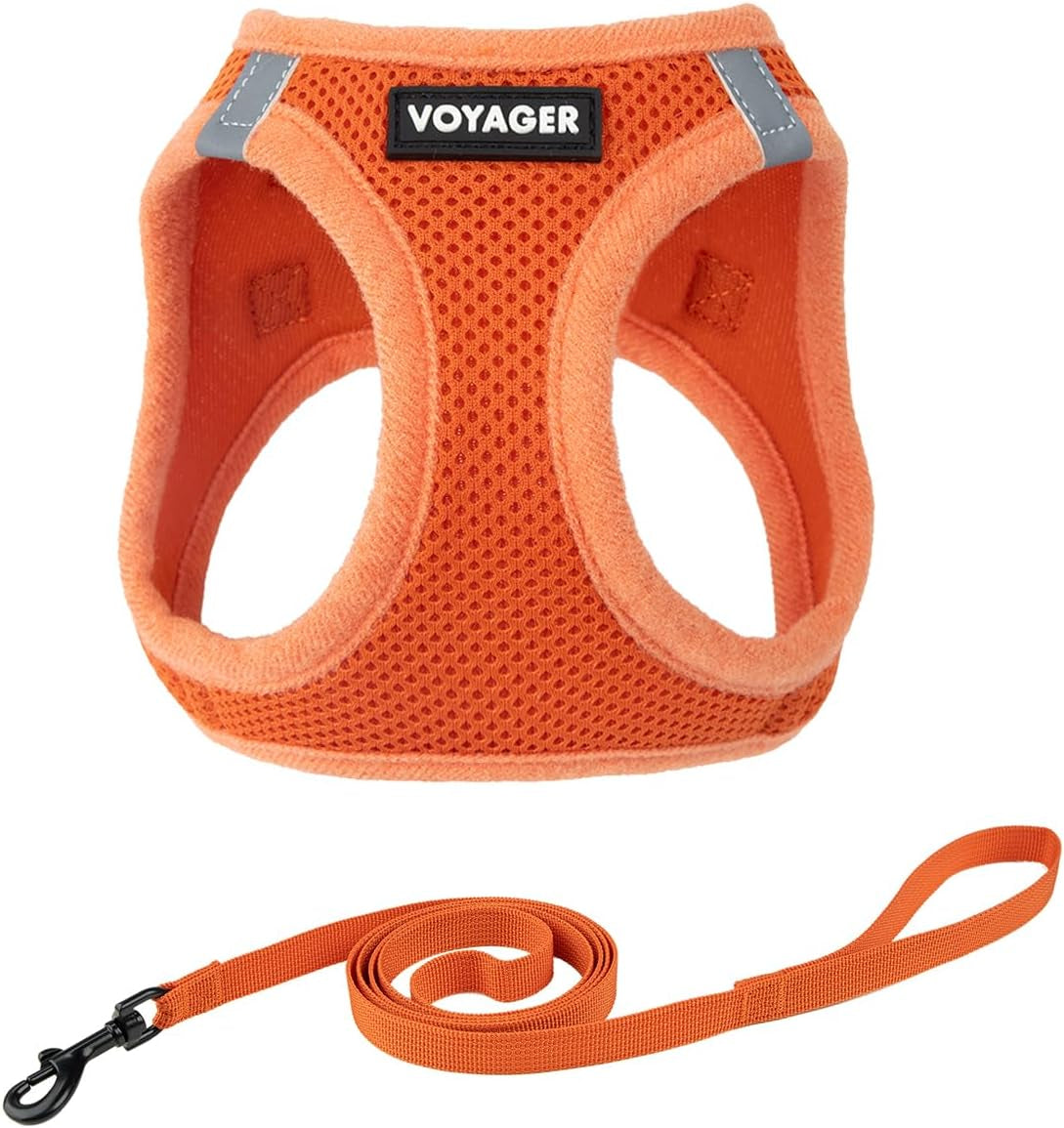 voyager-step-in-pet-harness-all-weather-mesh-adjustable-step-in-harness-for-cats-and-dogs-by-best-pet-supplies-307-set-moss-green-m