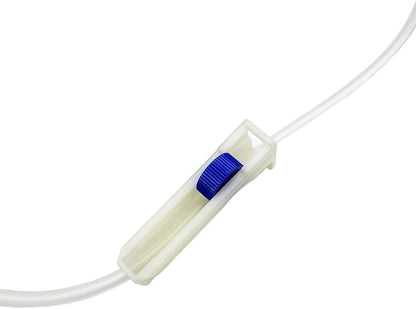 12 Pack Fluid Transfer Extension Tubing for Pets and Laboratory Care, 67 Inch Transparent PVC Lines with Precision Roller Clamp, Universal Luer Lock Connectors and 18 GA Fitting Components3