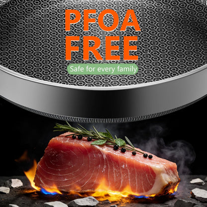 Non Stick Frying Pans, 12-Inch with Lid, Hybrid Frying Pans Nonstick Stainless Steel Skillets, Dishwasher & Oven-Safe, Stay-Cool Handle, PFOA Free Cookware, Compatible with All Cooktops5