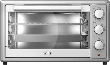 WTH1215S4MC15 Countertop Toaster Oven, Pull down Door Handle, 5 Cooking Programs, Minutes Timer, 1500W/120Volts, 42L Manual, Stainless Steel1
