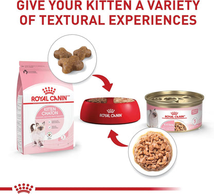 ROYAL CANIN Feline Health Nutrition Kitten Thin Slices in Gravy Cat Food, 3 Oz (Pack of 12) | for Growing Kittens, Tender Thin Slices, Savory Gravy Formula, Twelve Individual 3 Oz Cans5