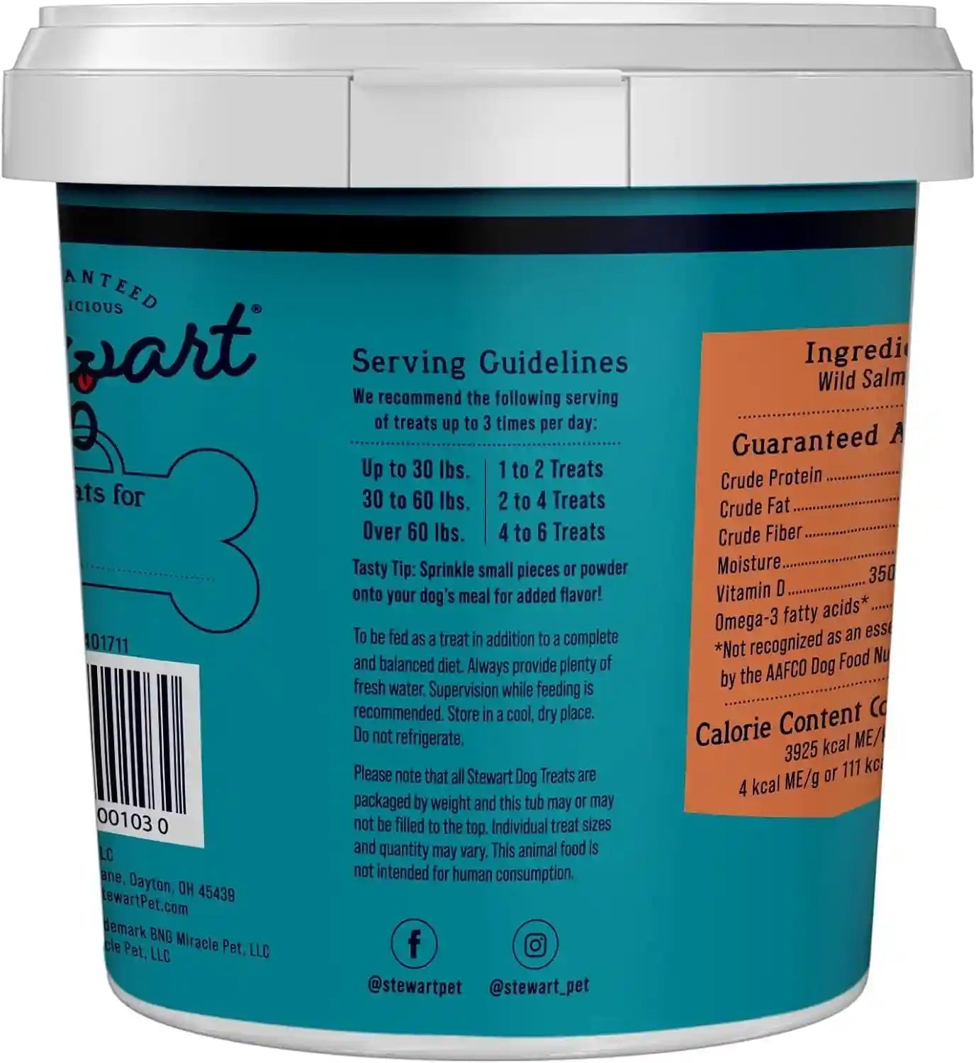 stewart-freeze-dried-dog-treats-100-wild-salmon-9-5-oz-tub-premium-quality-raw-protein-single-ingredient-high-protein-training-treats-food-topper-no-refrigeration-cat-friendly