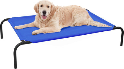 Elevated Dog Bed for Large Dogs, Raised Dog Bed with Breathable Mesh, Non Slip, Easy to Clean, 50.5 Inches, Grey | Raised Dog Bed with Breathable Mesh, Non Slip, Easy to Clean, 50.5 Inches, Grey9