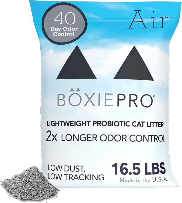 Boxie Unscented Lightweight Cat Litter 30 Day Odor Control Dust Free 6.5 Lb18