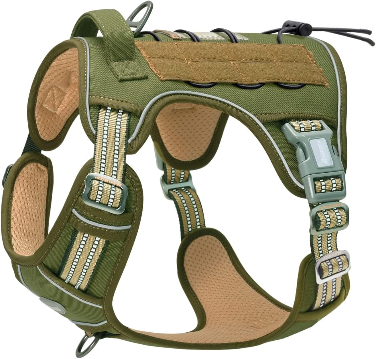 auroth-tactical-dog-harness-for-large-dogs-no-pull-adjustable-pet-harness-reflective-k9-working-training-easy-control-pet-vest-military-service-dog-harnesses-army-yellow-l