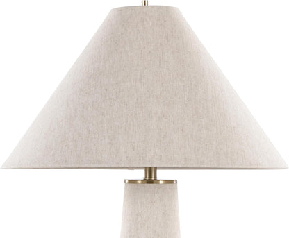 Kona 28" Metal Table Lamp, Desk Lamp, Bedside Lamps for Night Stands, Natural Linen Shade, Brass Base7