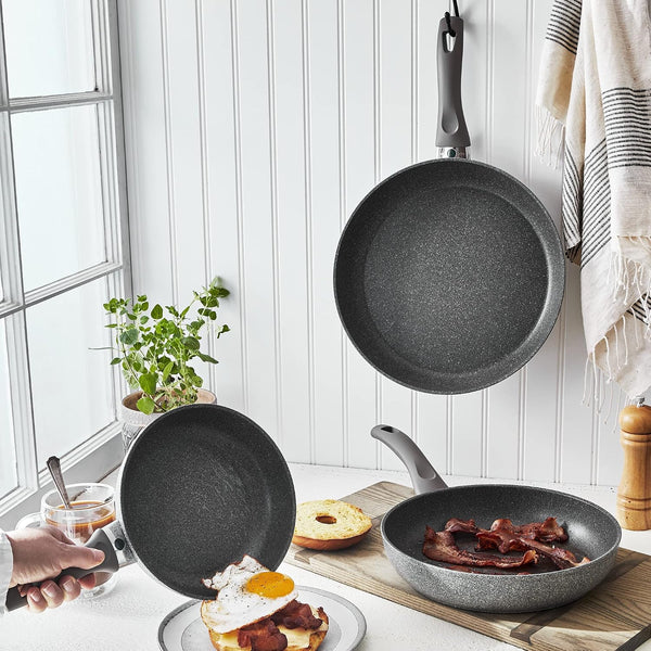 Modena by HENCKELS Forged Aluminum 3-Pc Nonstick Fry Pan Set2