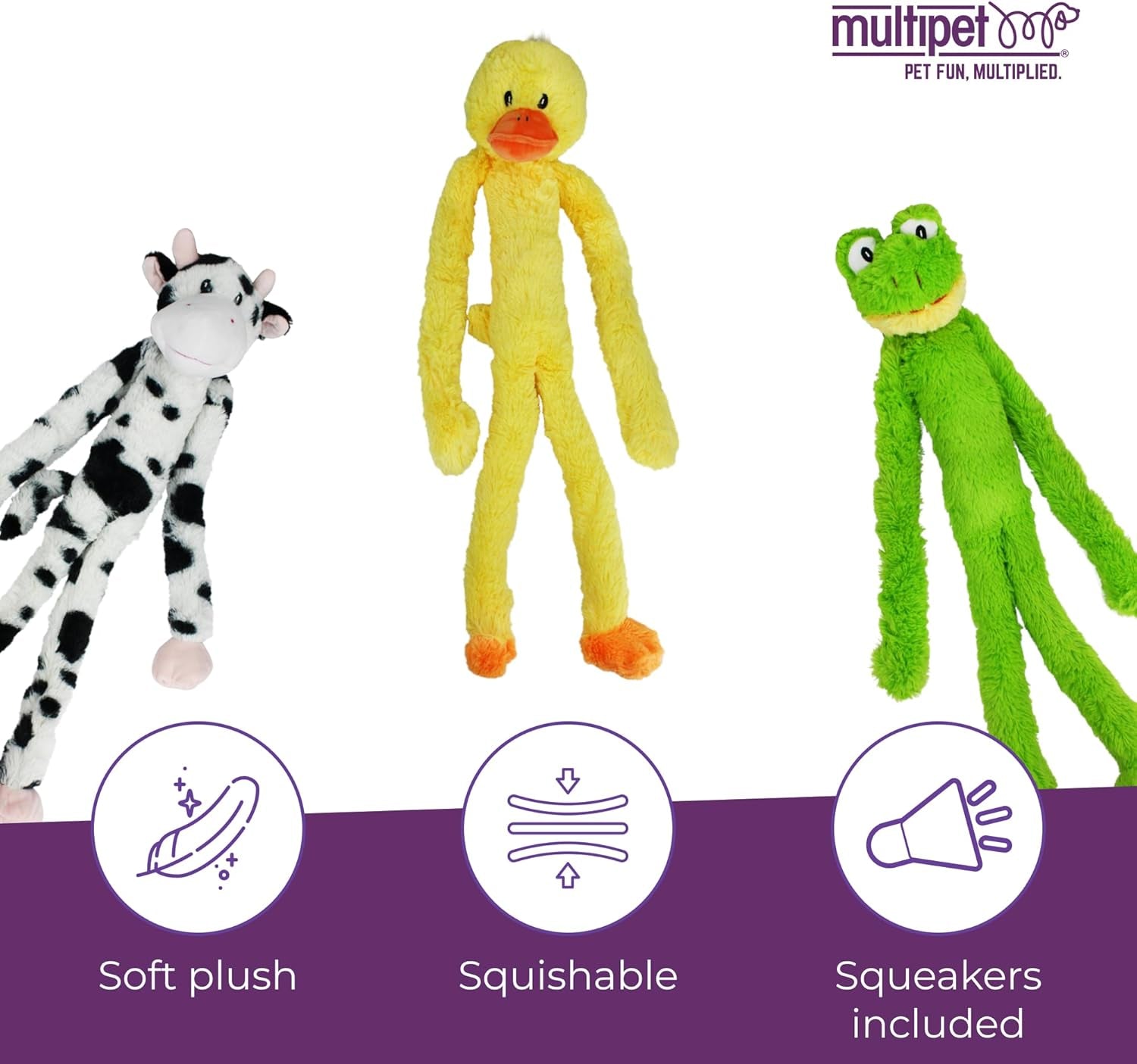 multipets-swingin-slevin-xxl-oversized-30-inch-yellow-duck-plush-dog-toy