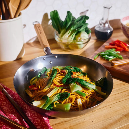 Sur La Table Carbon Steel Wok, Gray2