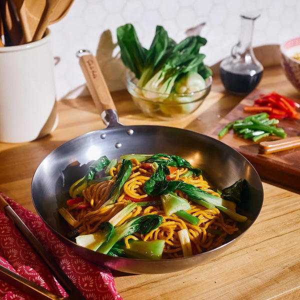 Sur La Table Carbon Steel Wok, Gray2