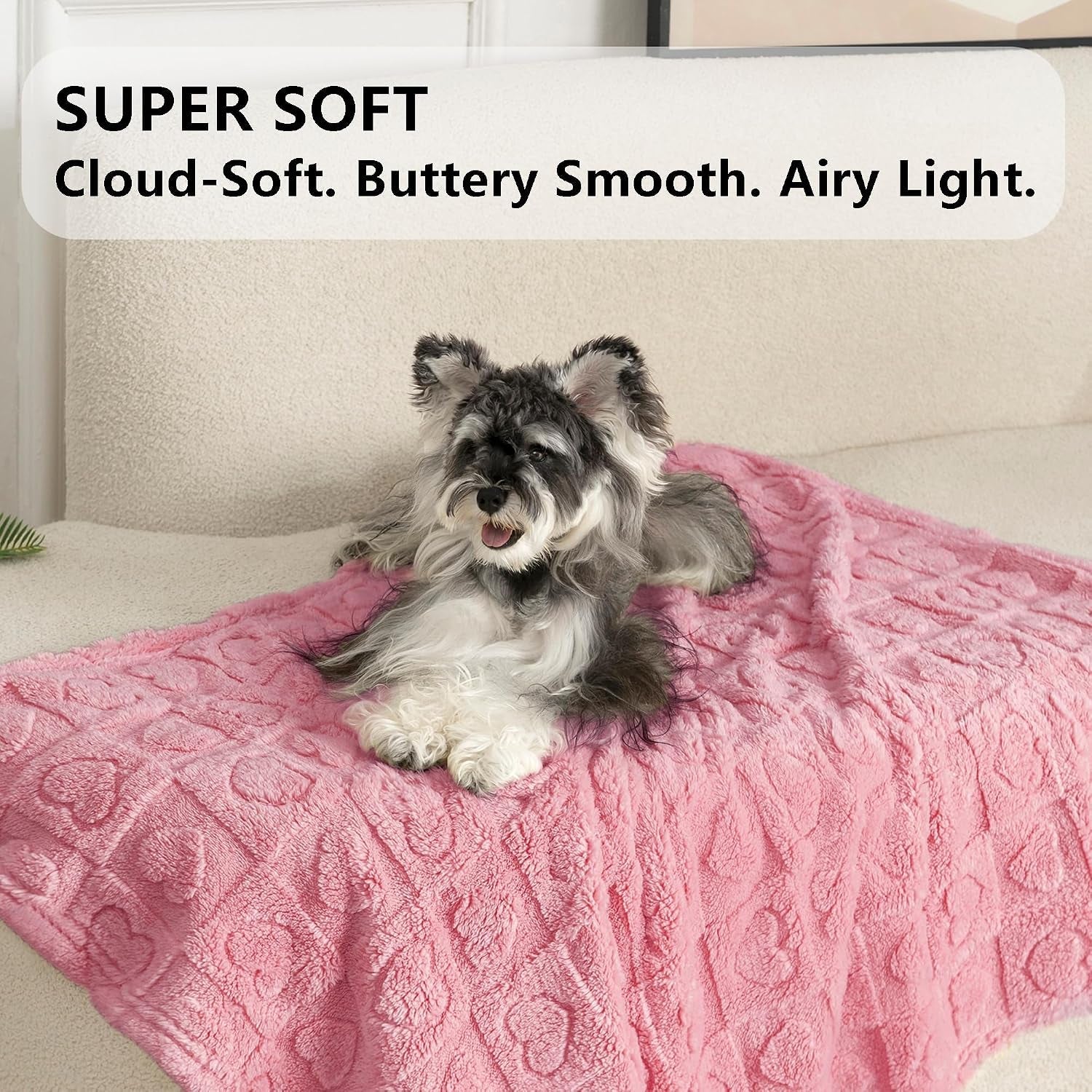 gogobunny-pet-blanket-for-dogs-cats-300gsm-ultra-soft-coral-fleece-blanket-washable-small-dog-cat-blanket-calming-crate-mat-furniture-protector-for-couch-bed-car-seat-pink-25x35in