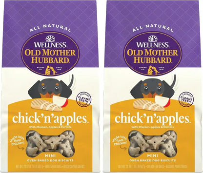 Old Mother Hubbard Wellness P-Nuttier Dog Biscuits, Natural, Training Treats, Peanut Butter Flavor, Mini Size, (20 Ounce Bag)33